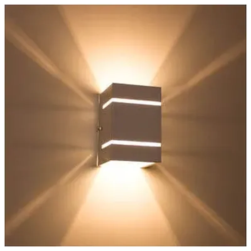 Arandela Marrom + Led 5w 3000k Bivolt Luminária Externa Par - Fachos