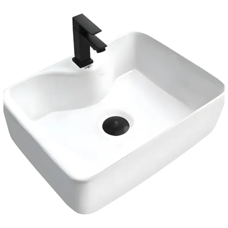 Cuba De Cerâmica Para Banheiro/Lavabo/Pia 48x38x13 Cm - Icasa
