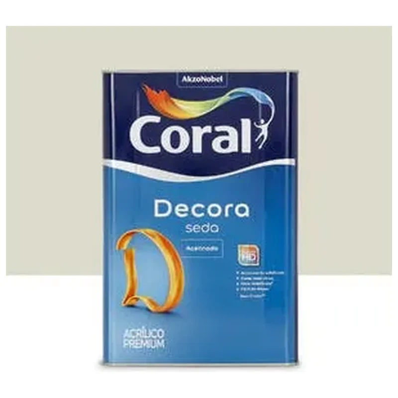 Tinta Acrílica Acetinada Interior Exterior Gelo 18L - Coral
