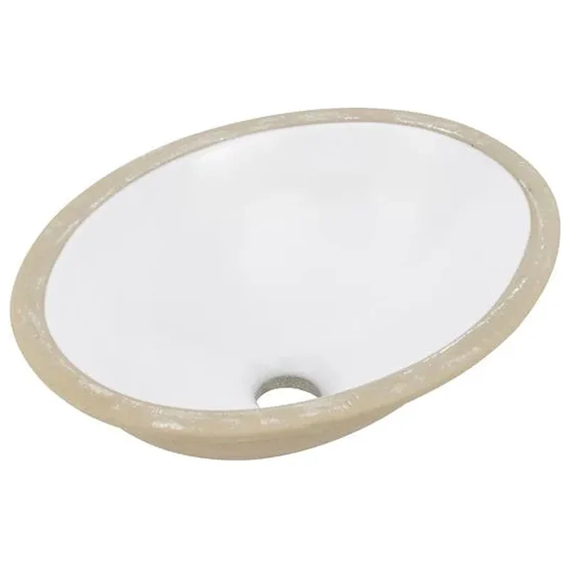 Cuba para Banheiro de Embutir Louça Oval Branca SMSL Celite - Celite