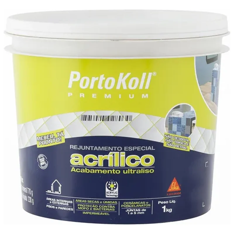 Rejunte Acrílico Corda 1 Kg Portokoll - Portokoll