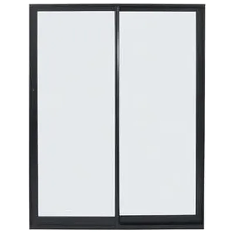 Porta Balcão de Correr 2,14x1,60m Alumínio Preto Isoxa - Isoxa