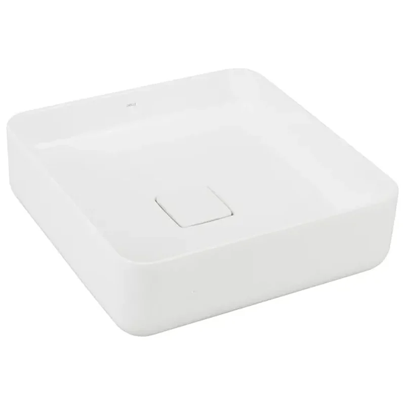 Cuba para Banheiro de Apoio Louça Quadrada Branco Slim Deca - Deca
