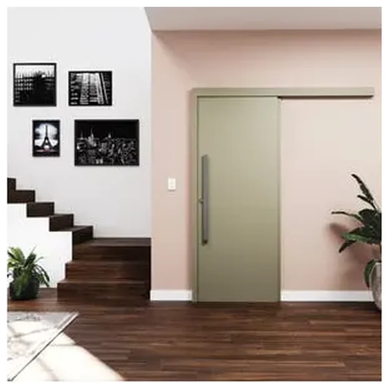 Kit Porta Madeira de Correr Fendi 210x92cm Vivace Plus Artens - Artens