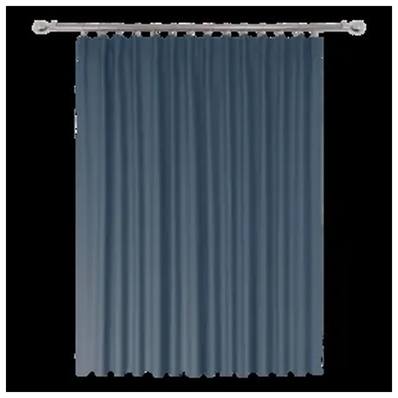 Cortina Kalpe Inspire 1 Folha 2,80x2,0m Azul - Inspire