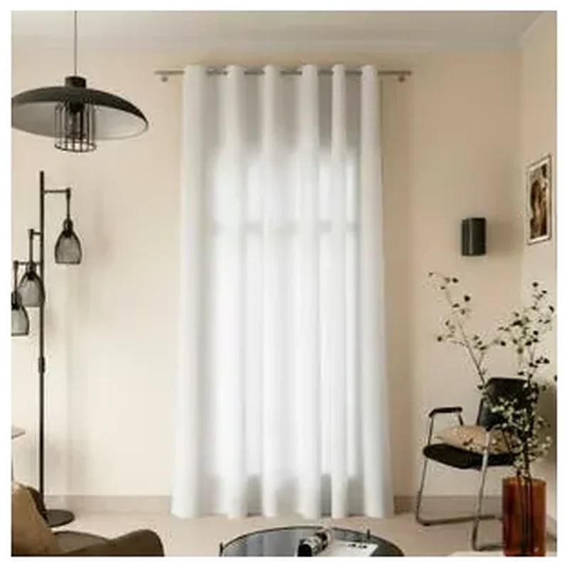 Cortina Teo Inspire Varão 1 Folha 3x2,8m Branco - Inspire