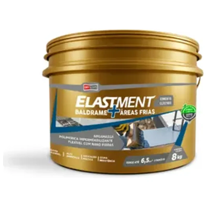 Argamassa Polimérica Elastment Baldrame Áreas Frias 8kg - Drylevis